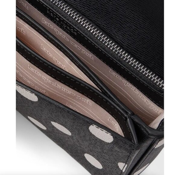 Kate Spade New York Dot Printed Chain Wallet - Picture 3 of 4